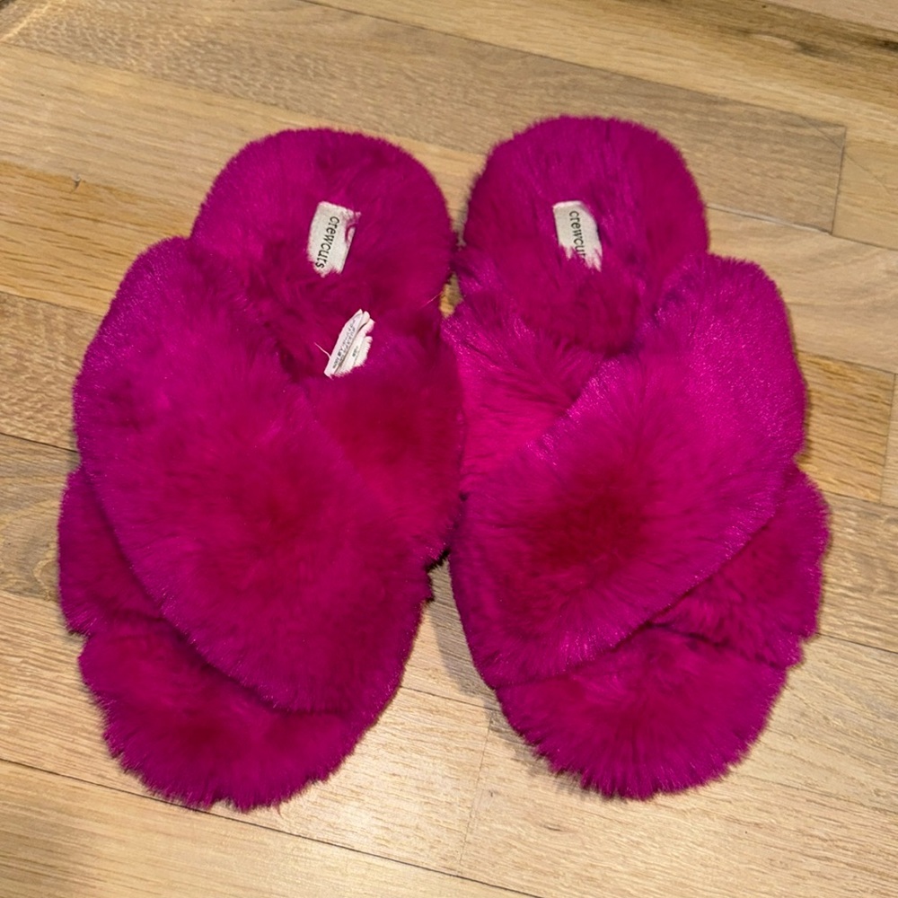 CREWCUTS FLUFFY SLIPPERS
